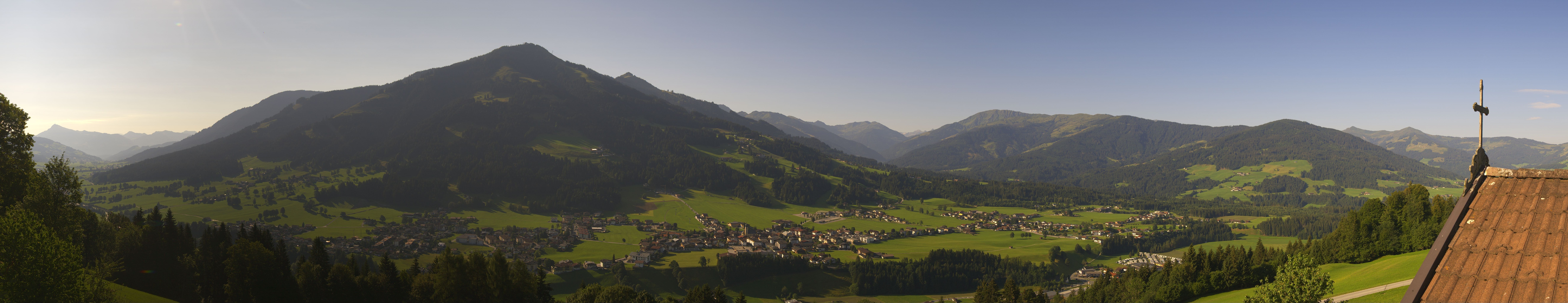 Archiv Foto Webcam Dorfkamera über Westendorf am Wilden Kaiser