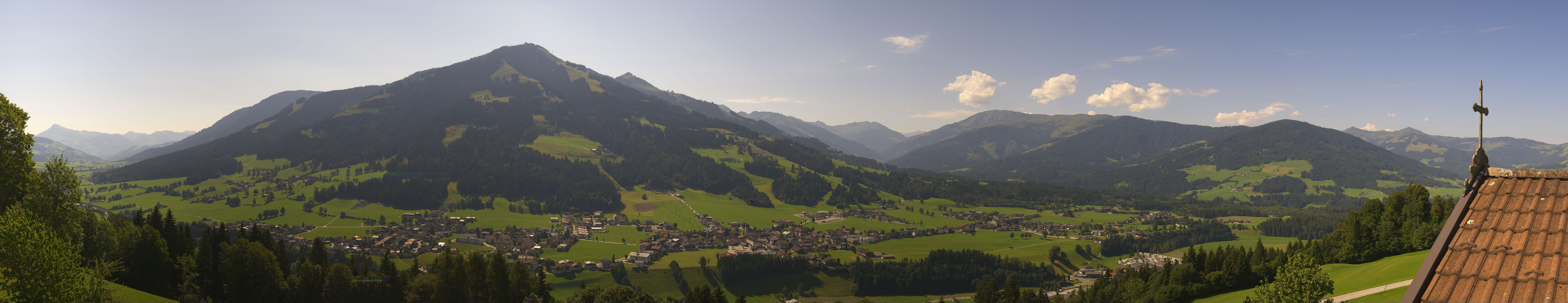 Archiv Foto Webcam Dorfkamera über Westendorf am Wilden Kaiser