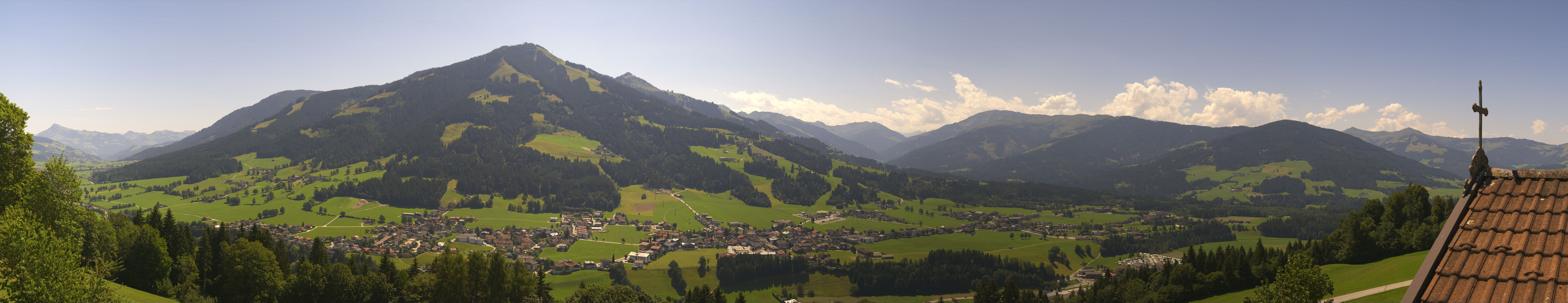 Archiv Foto Webcam Dorfkamera über Westendorf am Wilden Kaiser