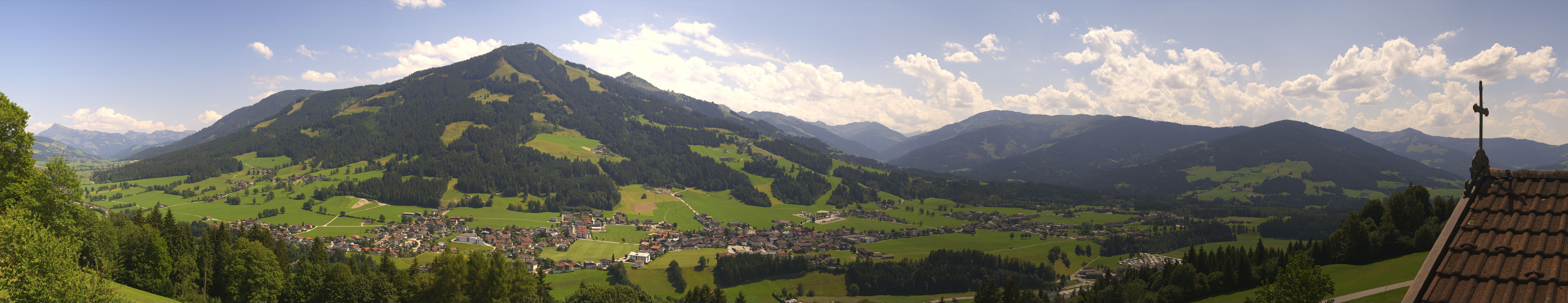 Archiv Foto Webcam Dorfkamera über Westendorf am Wilden Kaiser
