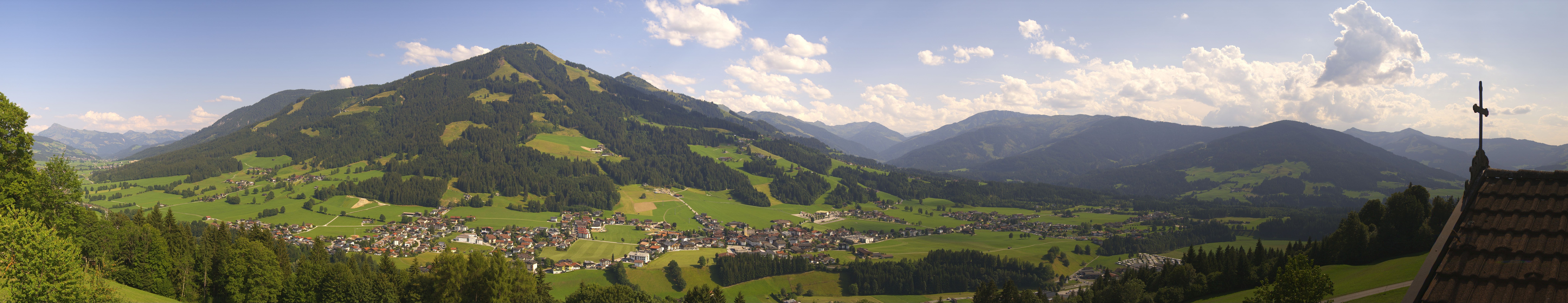 Archiv Foto Webcam Dorfkamera über Westendorf am Wilden Kaiser