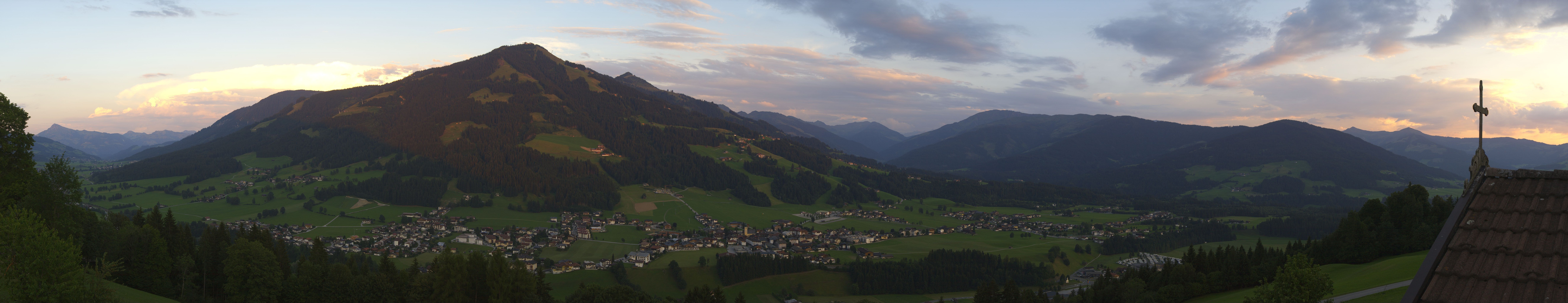 Archiv Foto Webcam Dorfkamera über Westendorf am Wilden Kaiser