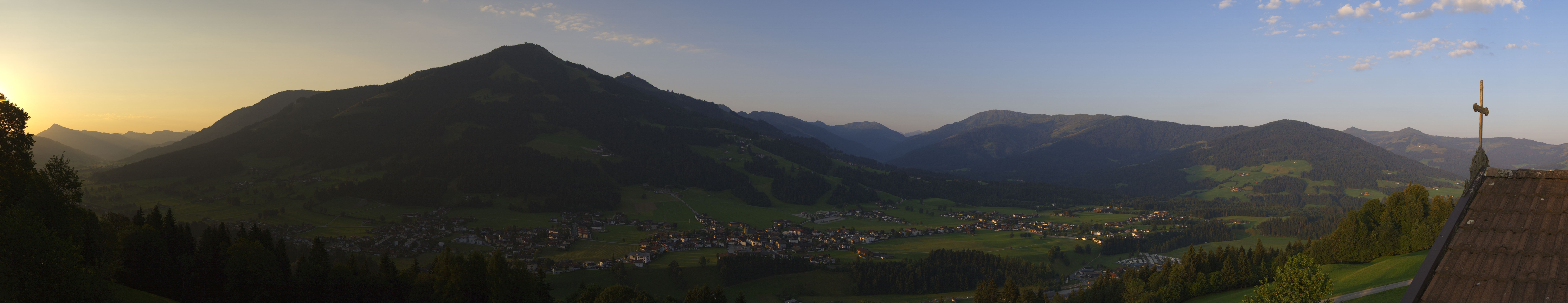 Archiv Foto Webcam Dorfkamera über Westendorf am Wilden Kaiser