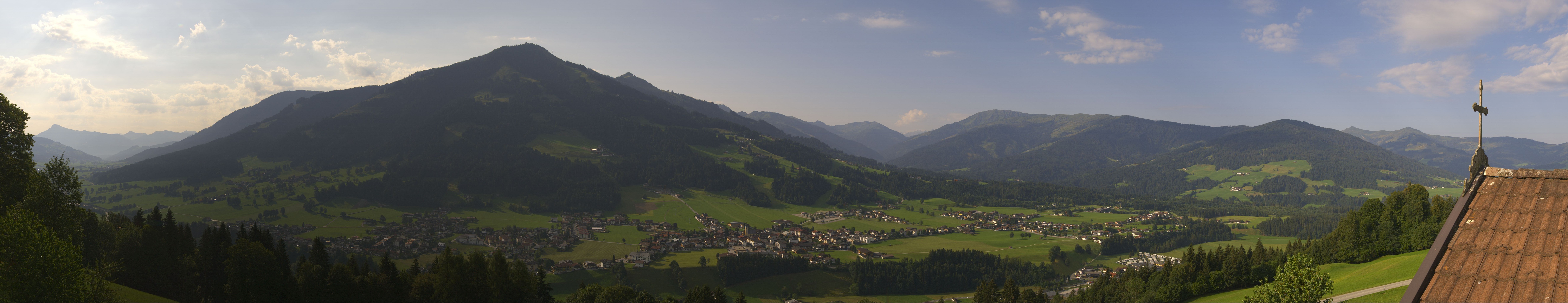 Archiv Foto Webcam Dorfkamera über Westendorf am Wilden Kaiser