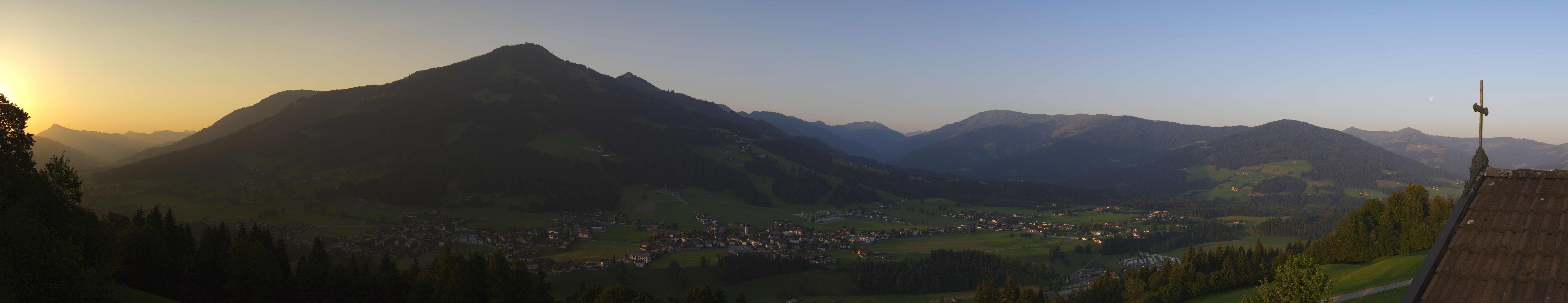 Archiv Foto Webcam Dorfkamera über Westendorf am Wilden Kaiser