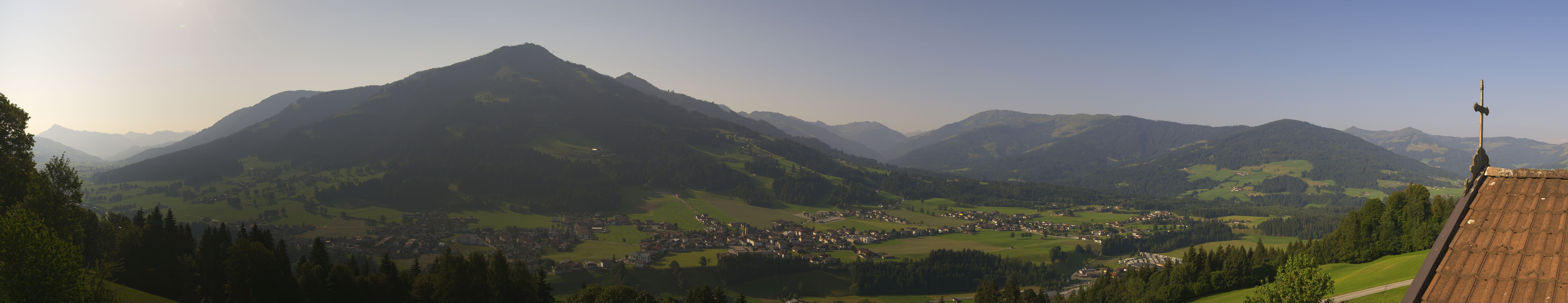 Archiv Foto Webcam Dorfkamera über Westendorf am Wilden Kaiser