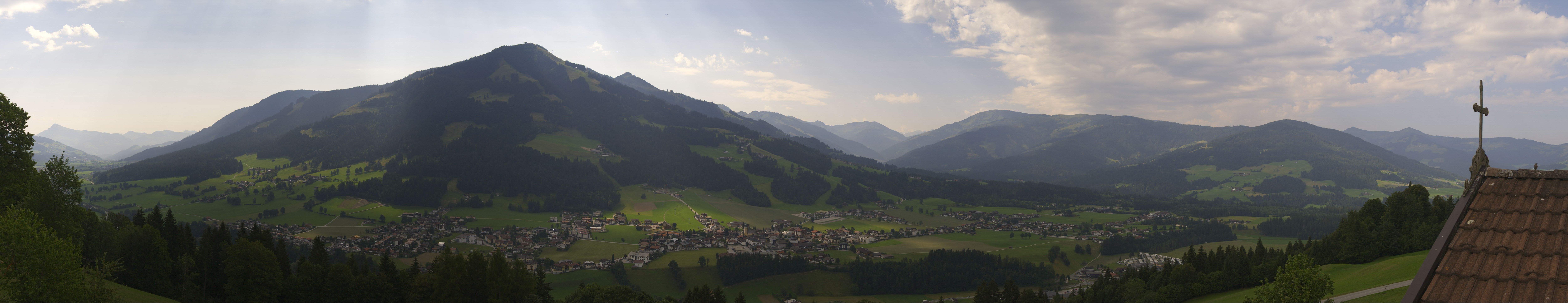Archiv Foto Webcam Dorfkamera über Westendorf am Wilden Kaiser