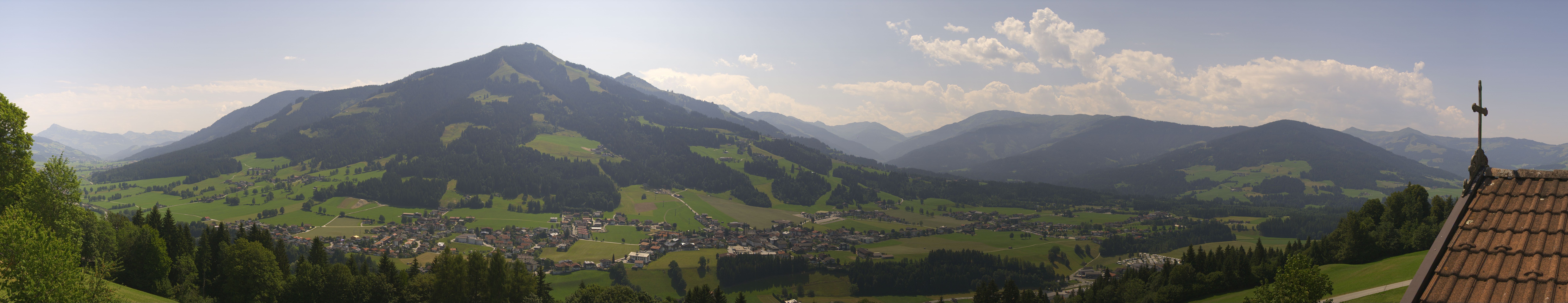 Archiv Foto Webcam Dorfkamera über Westendorf am Wilden Kaiser