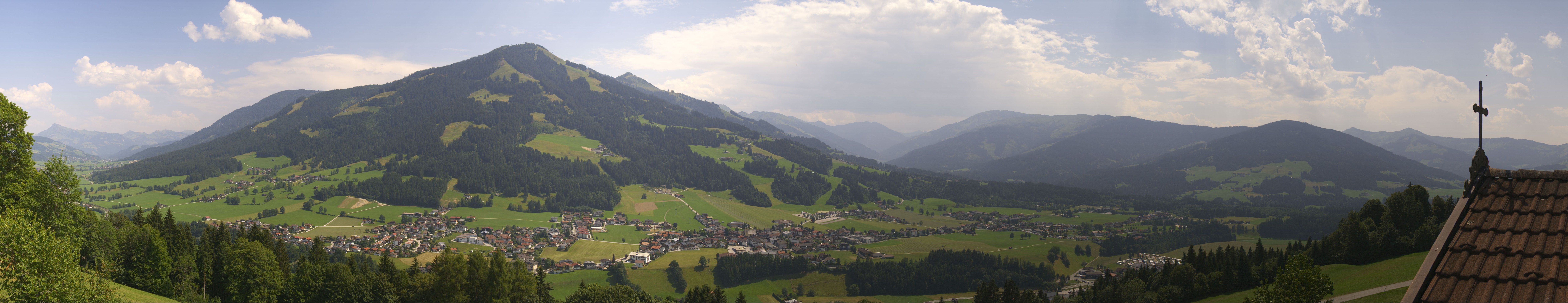 Archiv Foto Webcam Dorfkamera über Westendorf am Wilden Kaiser