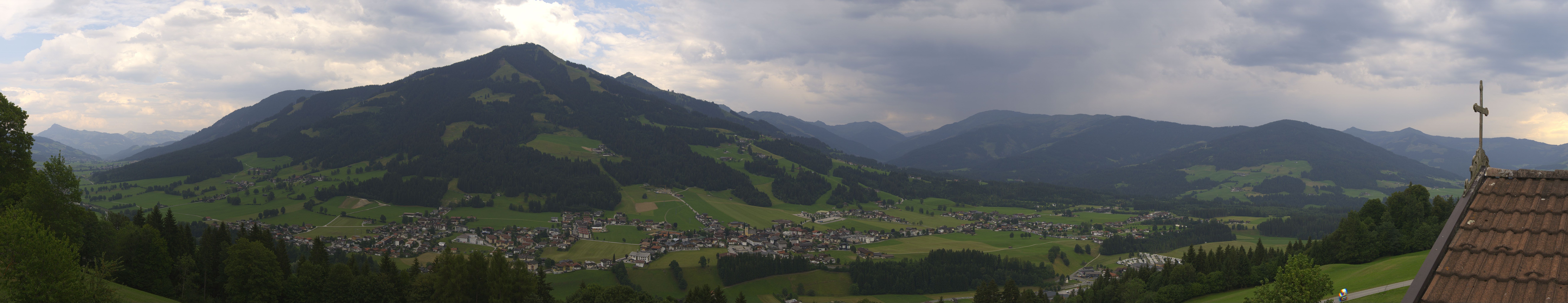 Archiv Foto Webcam Dorfkamera über Westendorf am Wilden Kaiser