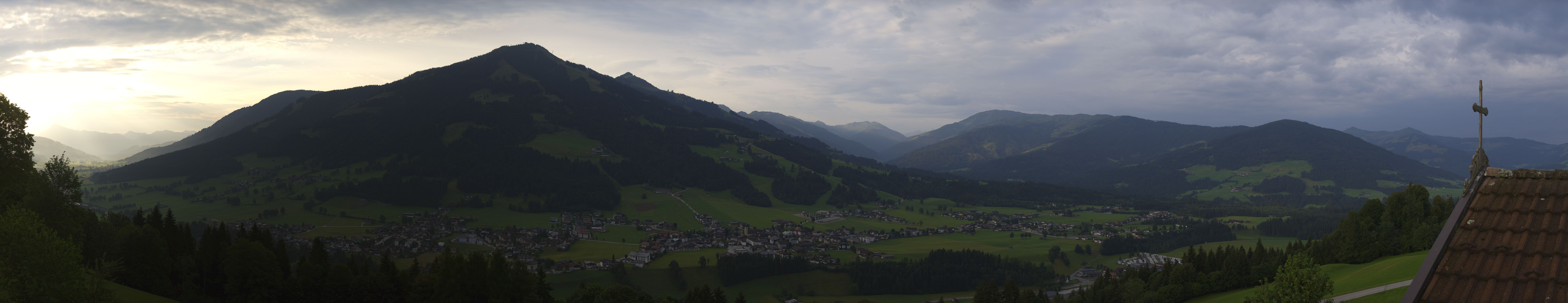 Archiv Foto Webcam Dorfkamera über Westendorf am Wilden Kaiser