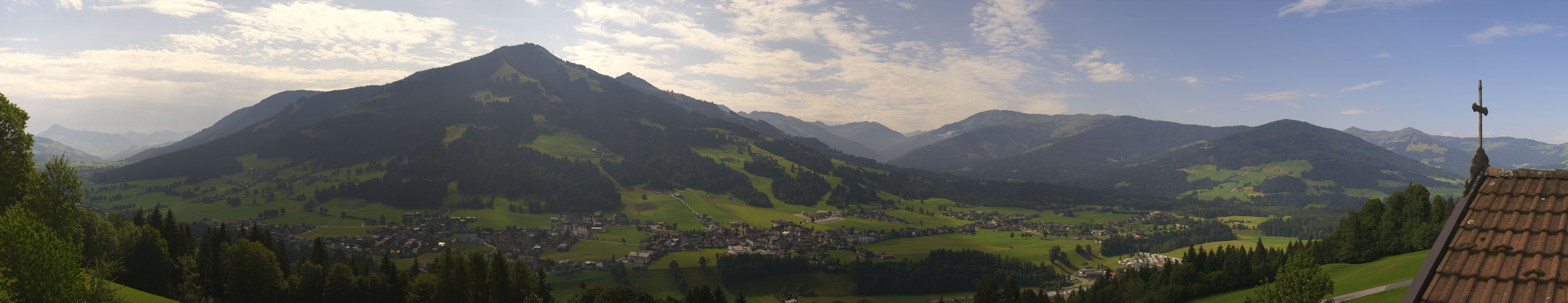 Archiv Foto Webcam Dorfkamera über Westendorf am Wilden Kaiser