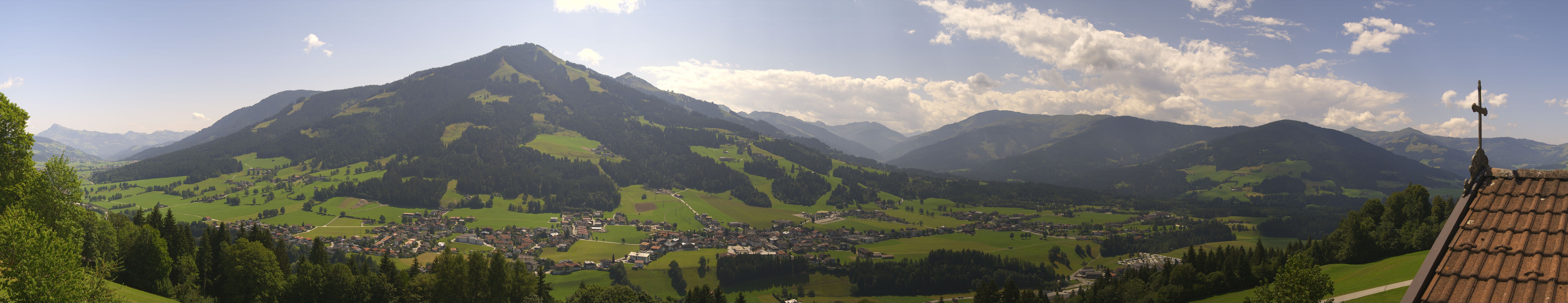 Archiv Foto Webcam Dorfkamera über Westendorf am Wilden Kaiser