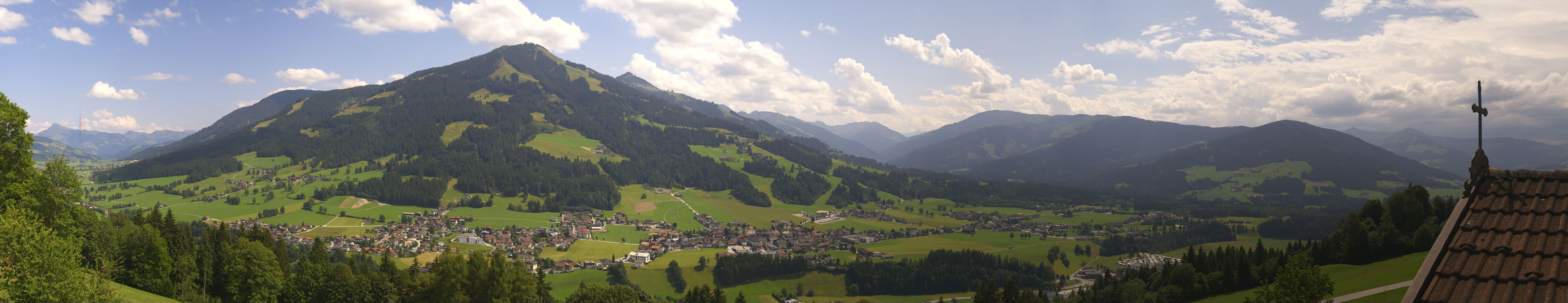 Archiv Foto Webcam Dorfkamera über Westendorf am Wilden Kaiser