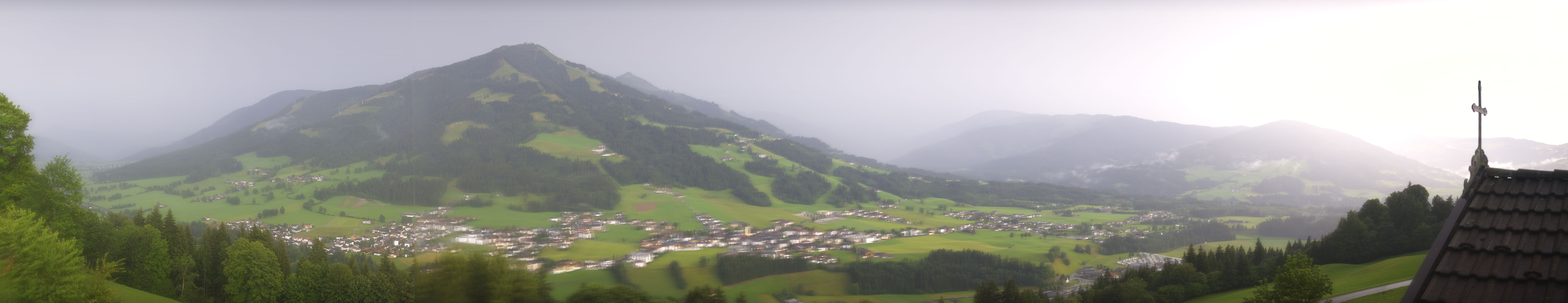 Archiv Foto Webcam Dorfkamera über Westendorf am Wilden Kaiser