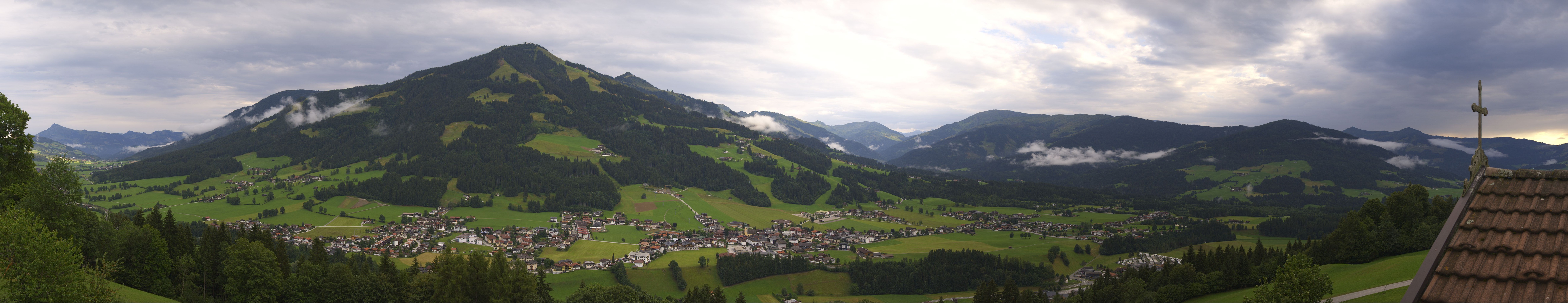 Archiv Foto Webcam Dorfkamera über Westendorf am Wilden Kaiser