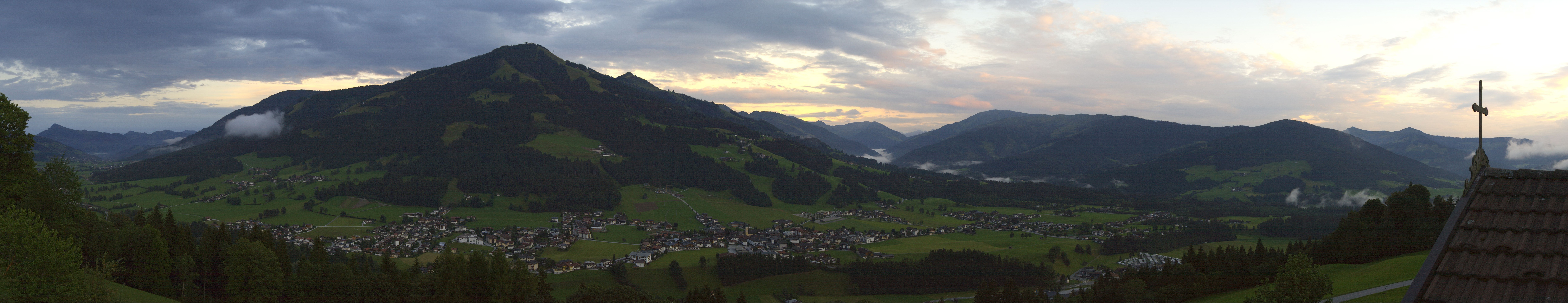 Archiv Foto Webcam Dorfkamera über Westendorf am Wilden Kaiser