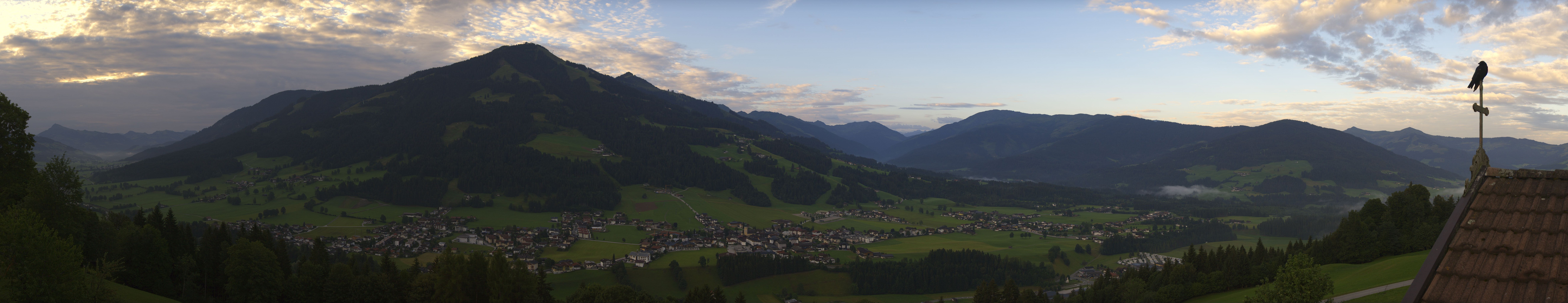 Archiv Foto Webcam Dorfkamera über Westendorf am Wilden Kaiser
