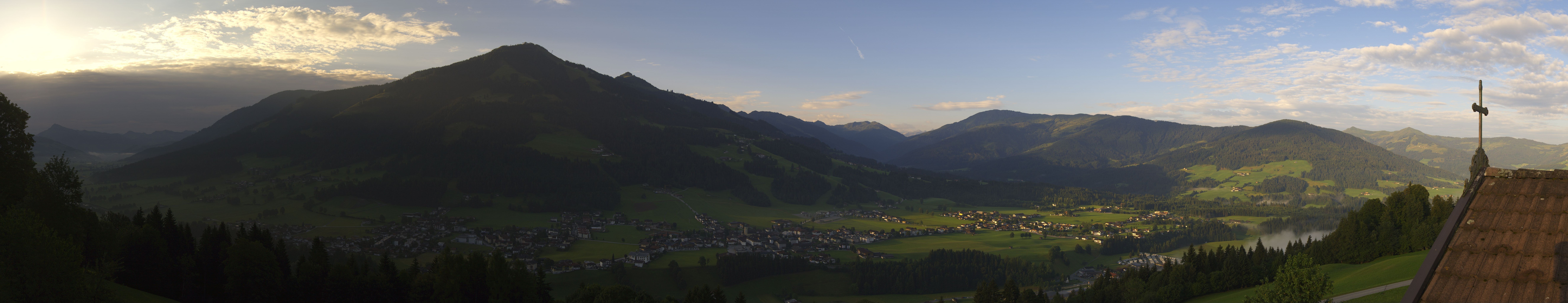 Archiv Foto Webcam Dorfkamera über Westendorf am Wilden Kaiser