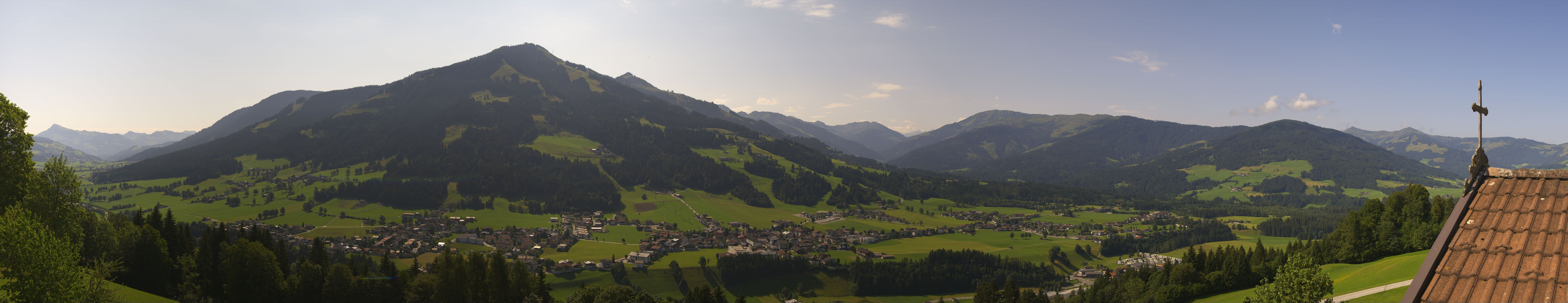 Archiv Foto Webcam Dorfkamera über Westendorf am Wilden Kaiser