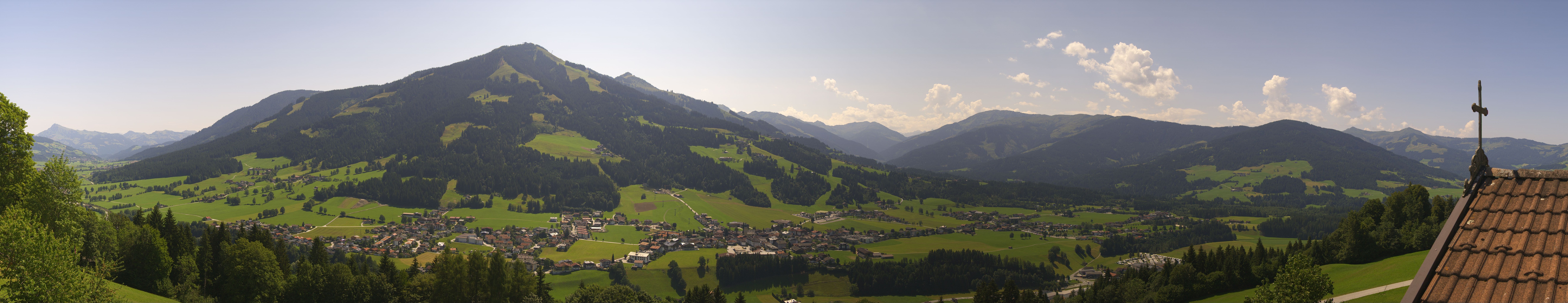 Archiv Foto Webcam Dorfkamera über Westendorf am Wilden Kaiser