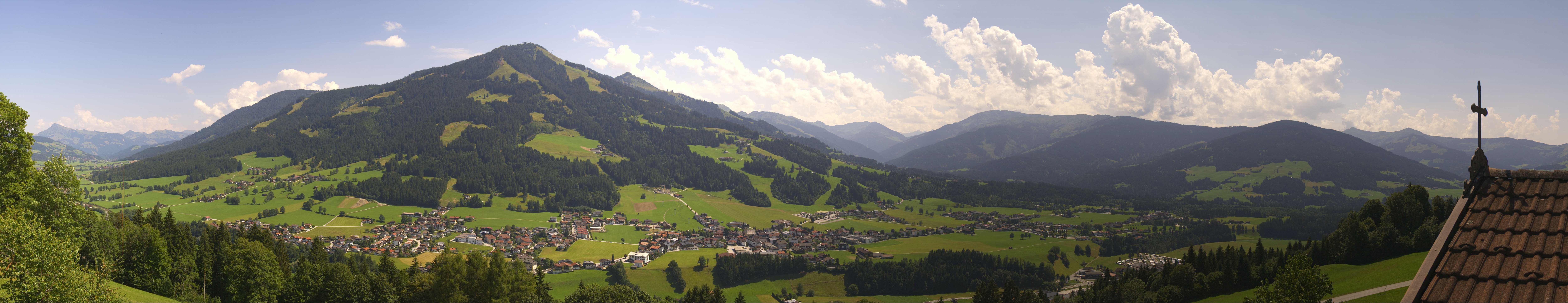 Archiv Foto Webcam Dorfkamera über Westendorf am Wilden Kaiser