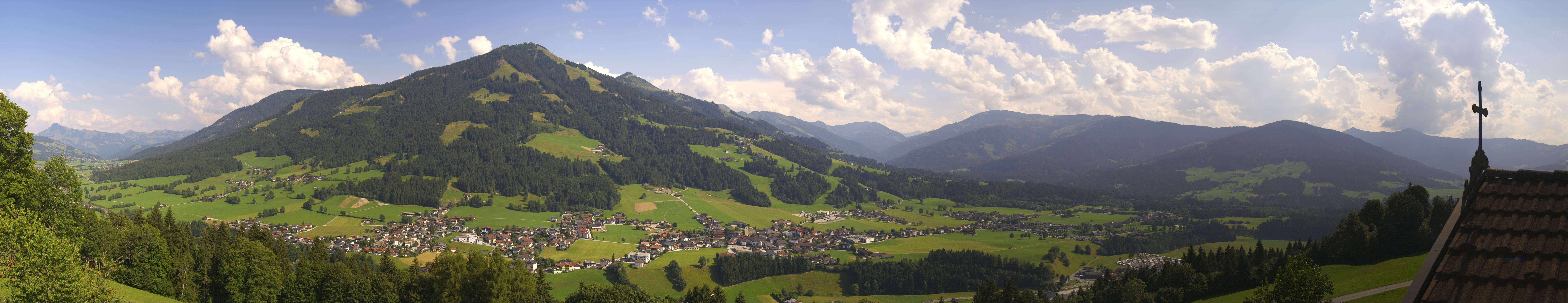 Archiv Foto Webcam Dorfkamera über Westendorf am Wilden Kaiser