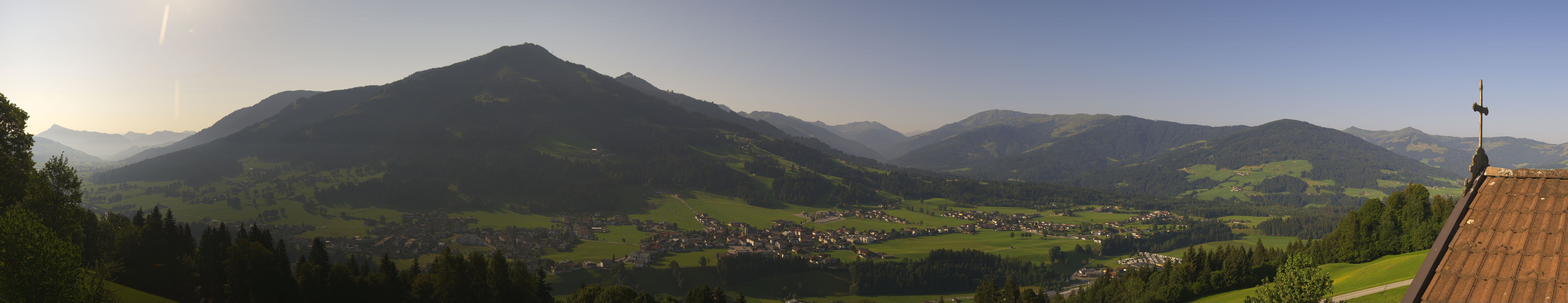 Archiv Foto Webcam Dorfkamera über Westendorf am Wilden Kaiser