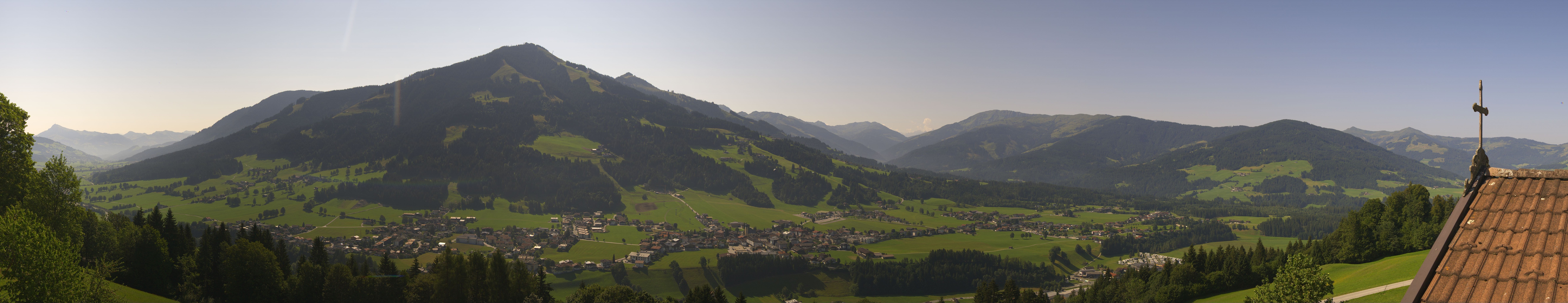Archiv Foto Webcam Dorfkamera über Westendorf am Wilden Kaiser