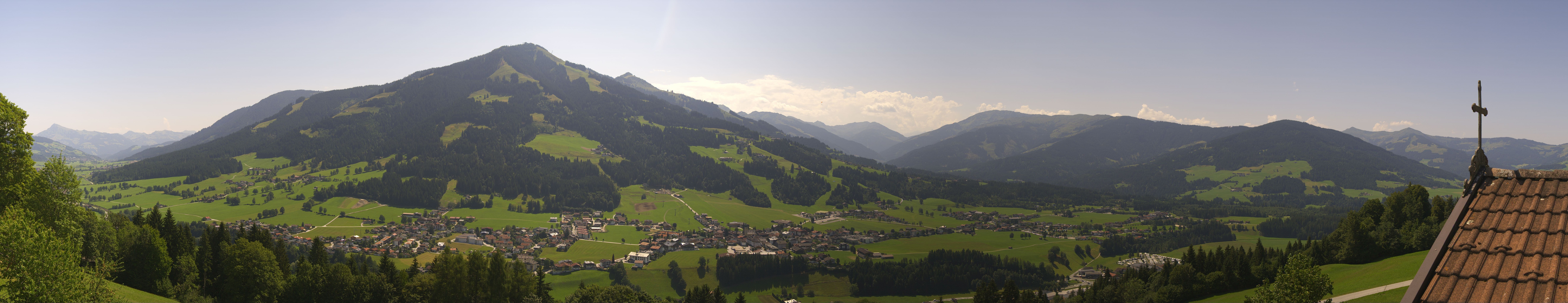 Archiv Foto Webcam Dorfkamera über Westendorf am Wilden Kaiser