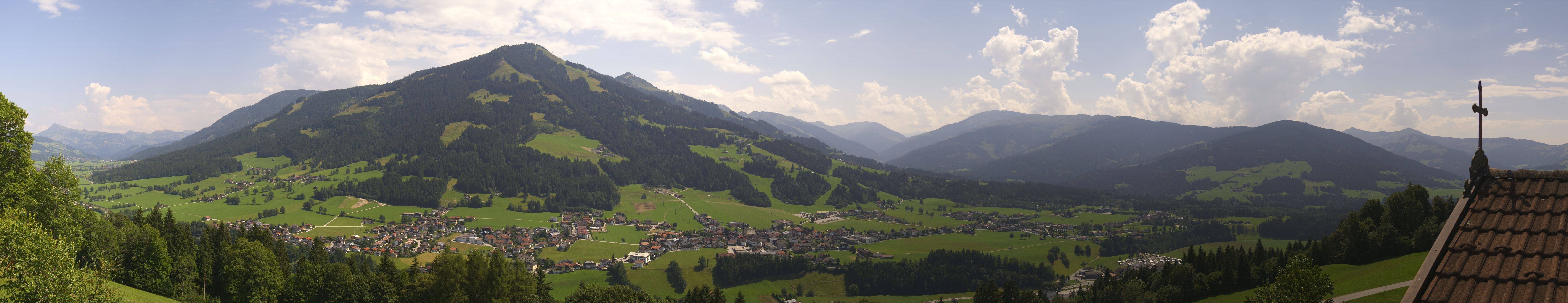 Archiv Foto Webcam Dorfkamera über Westendorf am Wilden Kaiser