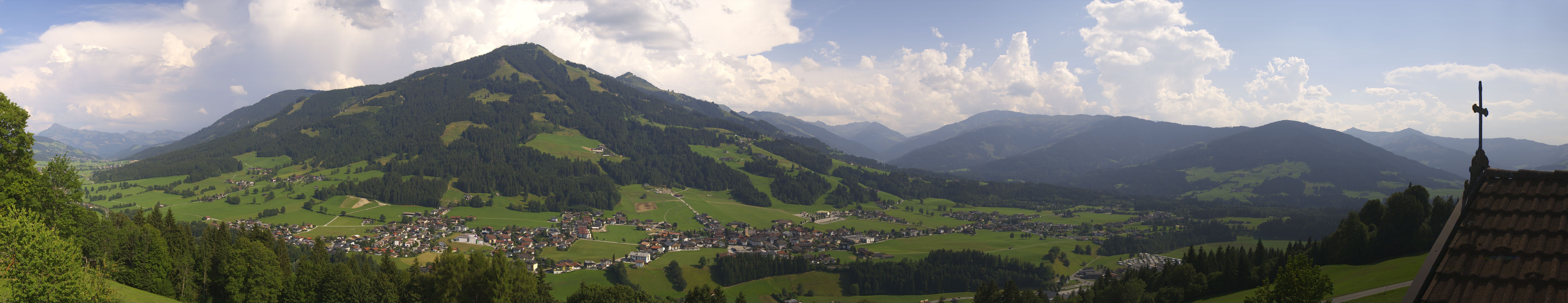 Archiv Foto Webcam Dorfkamera über Westendorf am Wilden Kaiser