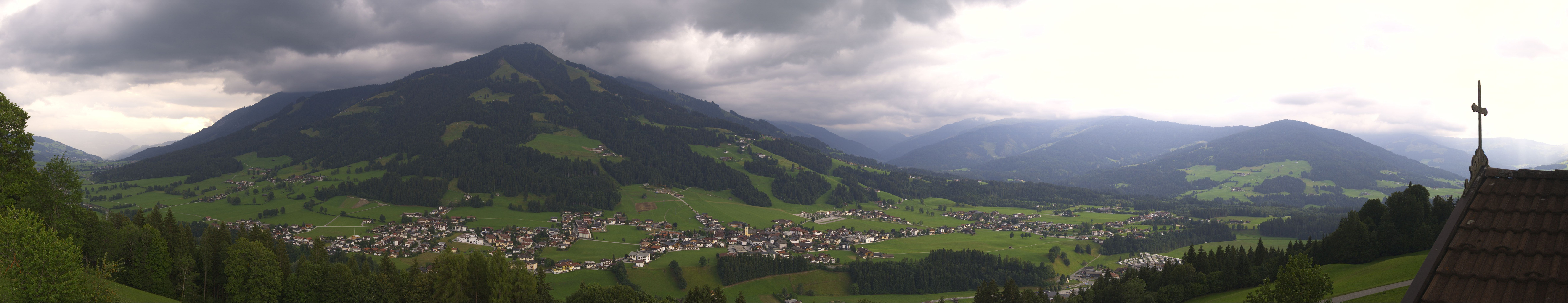 Archiv Foto Webcam Dorfkamera über Westendorf am Wilden Kaiser