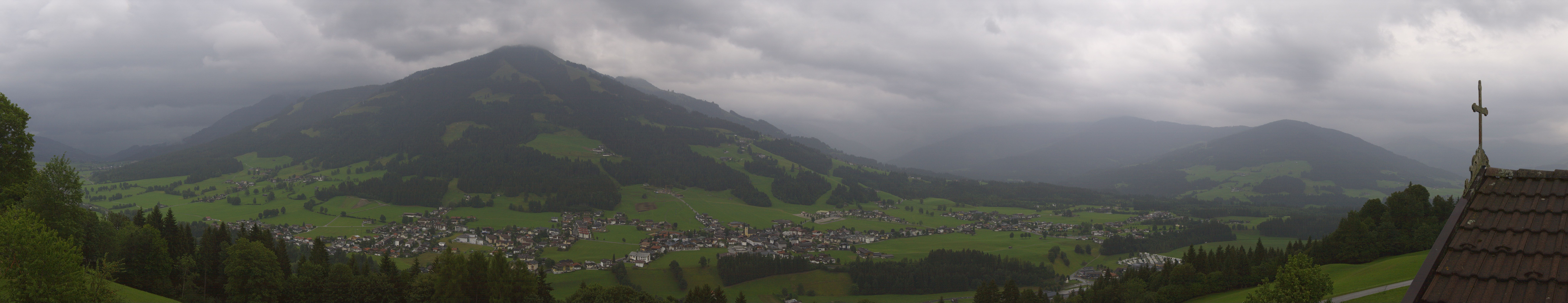 Archiv Foto Webcam Dorfkamera über Westendorf am Wilden Kaiser
