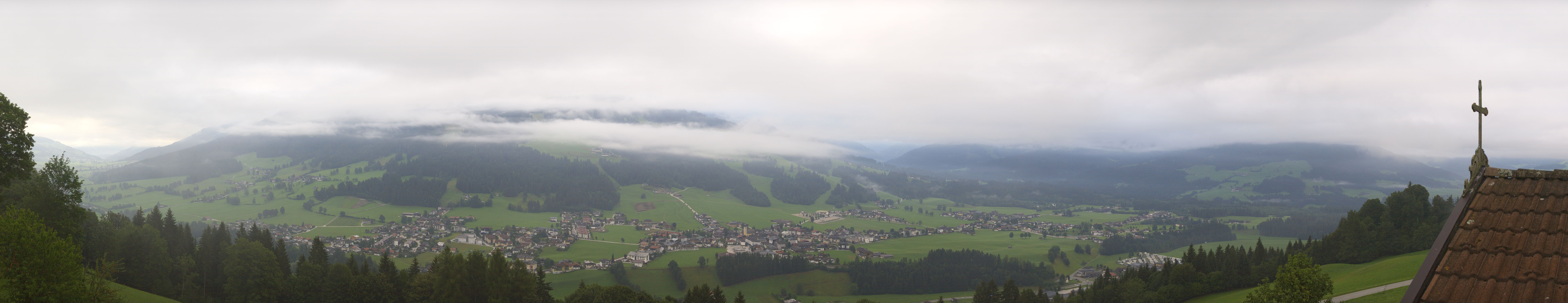 Archiv Foto Webcam Dorfkamera über Westendorf am Wilden Kaiser