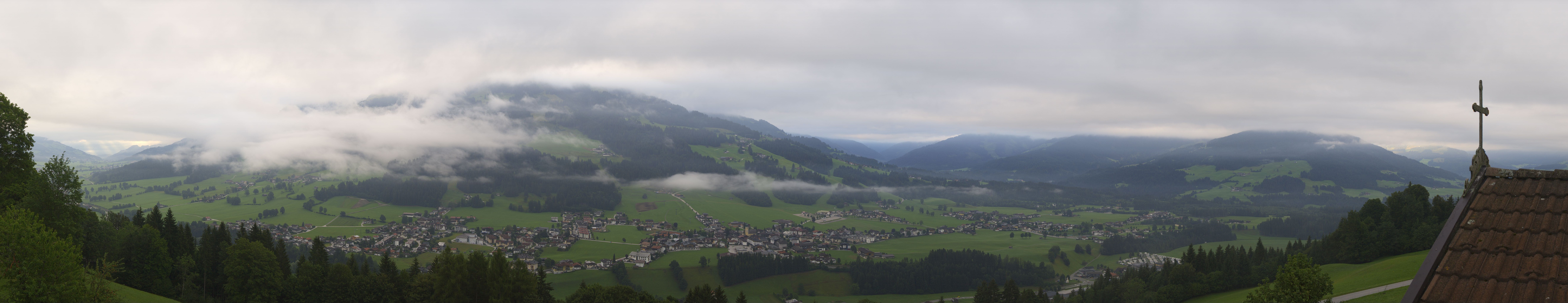 Archiv Foto Webcam Dorfkamera über Westendorf am Wilden Kaiser