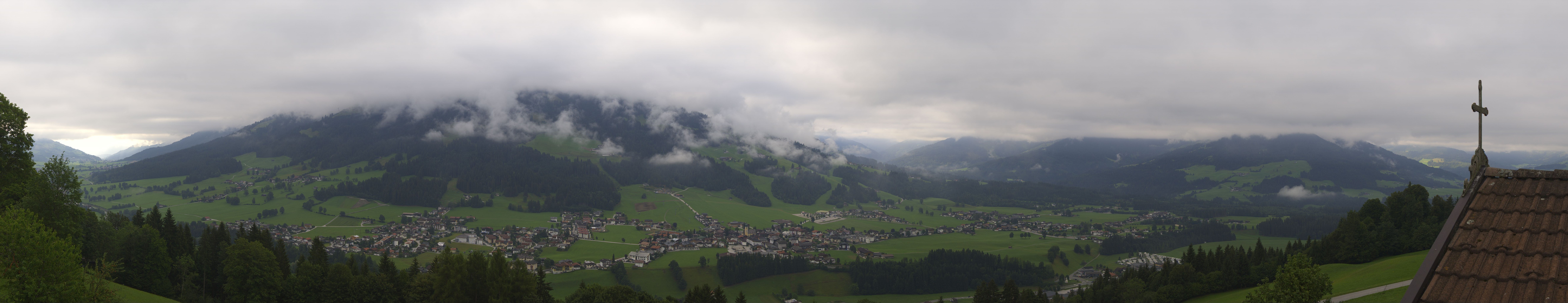 Archiv Foto Webcam Dorfkamera über Westendorf am Wilden Kaiser