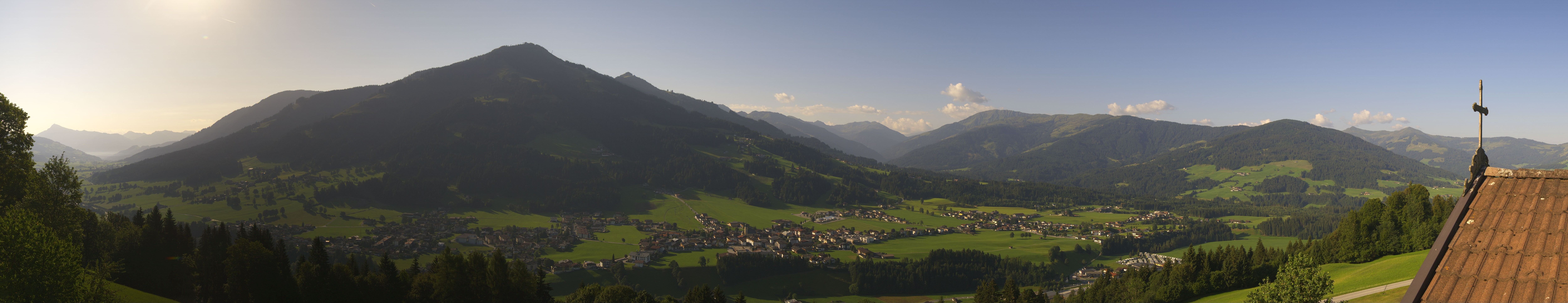 Archiv Foto Webcam Dorfkamera über Westendorf am Wilden Kaiser