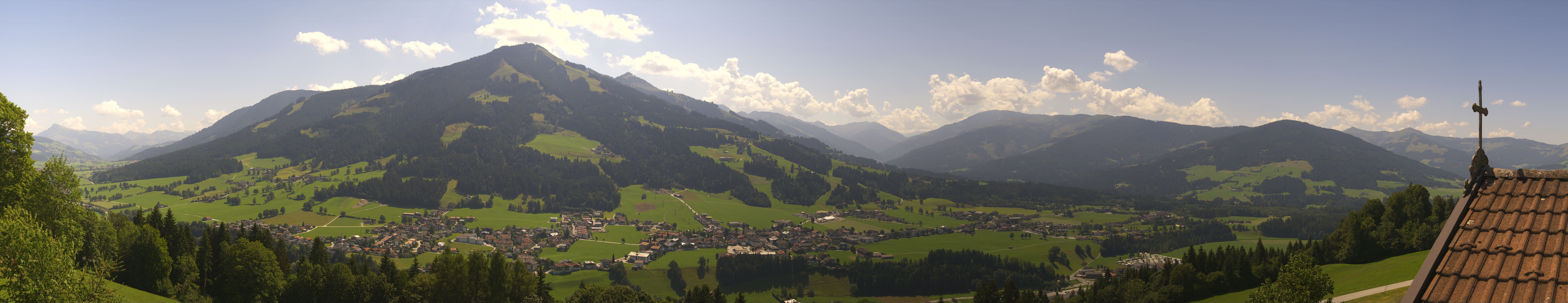 Archiv Foto Webcam Dorfkamera über Westendorf am Wilden Kaiser