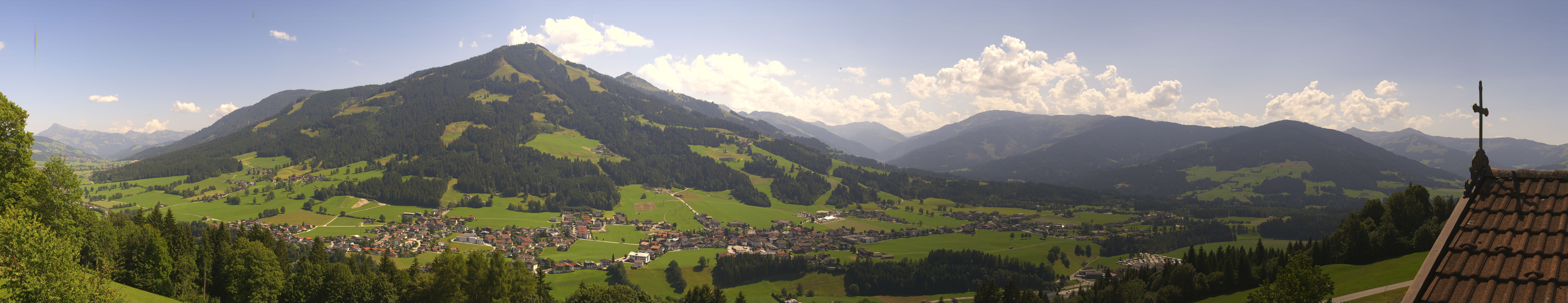 Archiv Foto Webcam Dorfkamera über Westendorf am Wilden Kaiser
