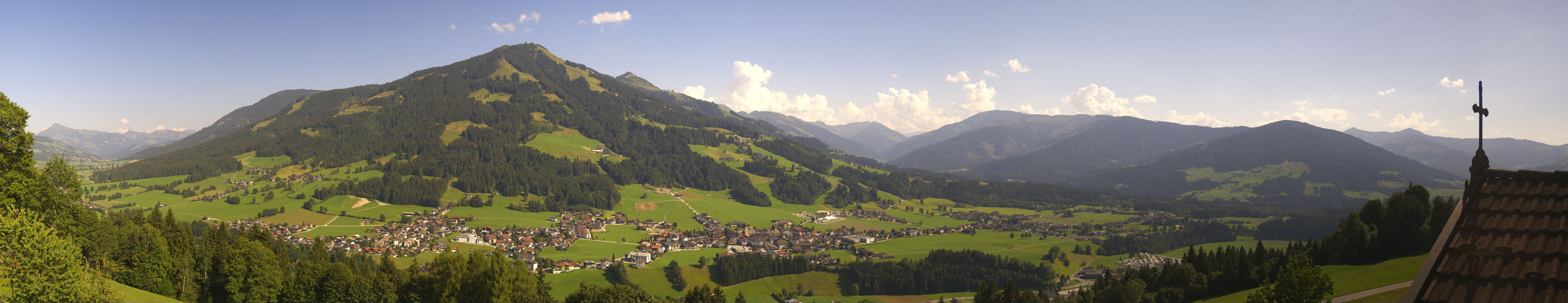 Archiv Foto Webcam Dorfkamera über Westendorf am Wilden Kaiser