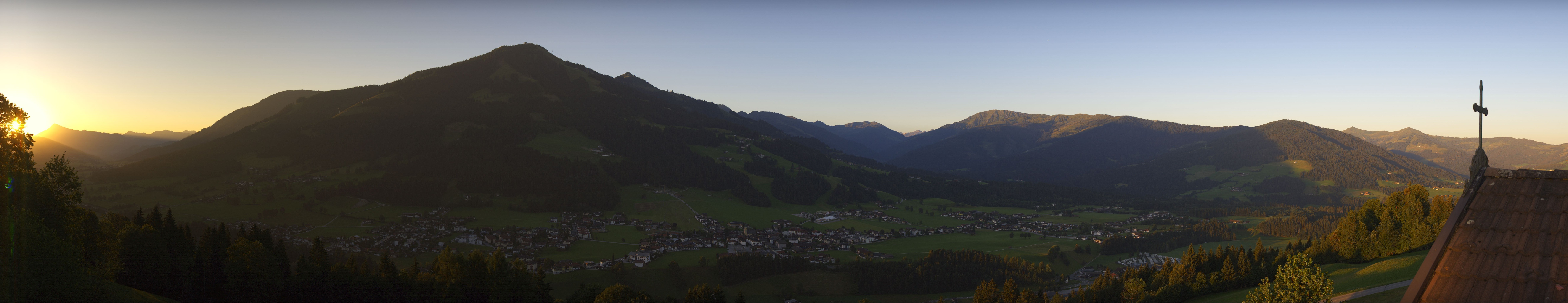 Archiv Foto Webcam Dorfkamera über Westendorf am Wilden Kaiser