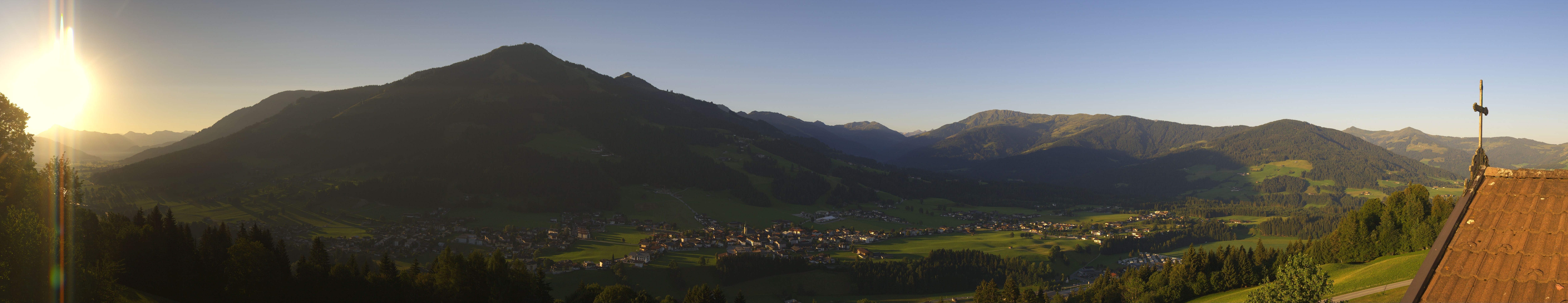 Archiv Foto Webcam Dorfkamera über Westendorf am Wilden Kaiser