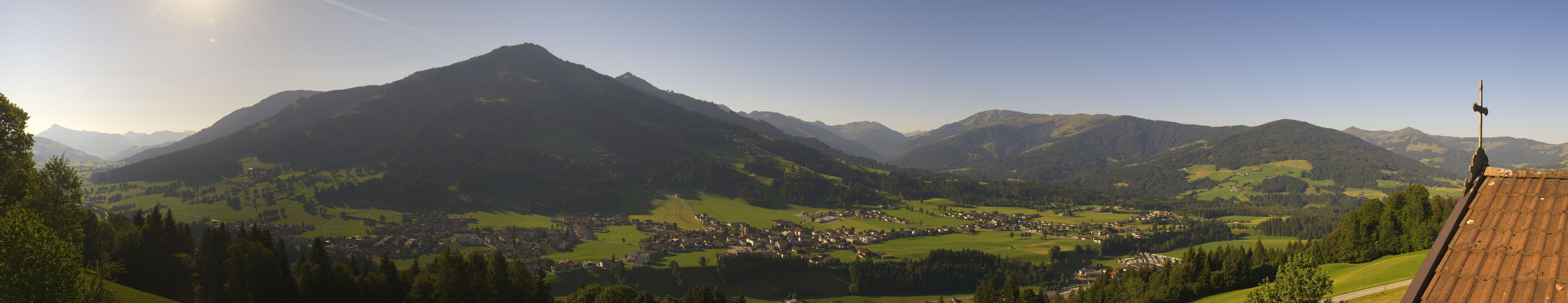 Archiv Foto Webcam Dorfkamera über Westendorf am Wilden Kaiser