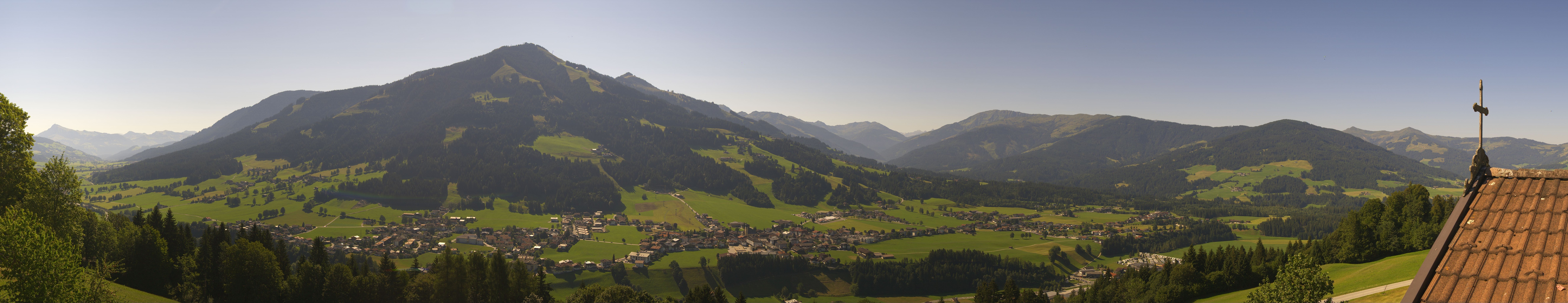 Archiv Foto Webcam Dorfkamera über Westendorf am Wilden Kaiser