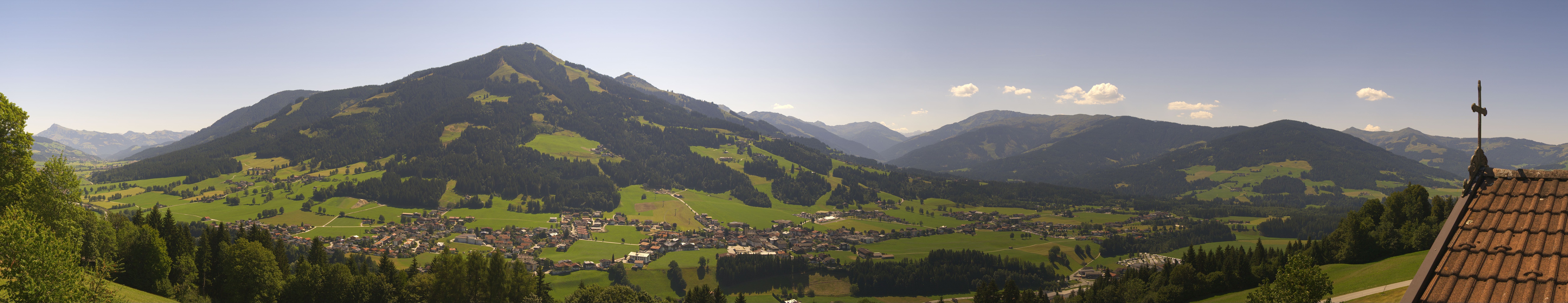 Archiv Foto Webcam Dorfkamera über Westendorf am Wilden Kaiser