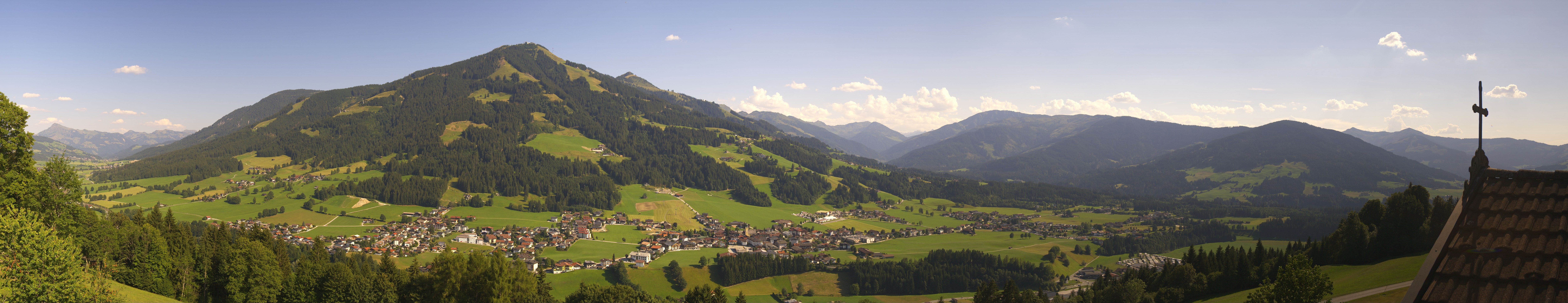 Archiv Foto Webcam Dorfkamera über Westendorf am Wilden Kaiser