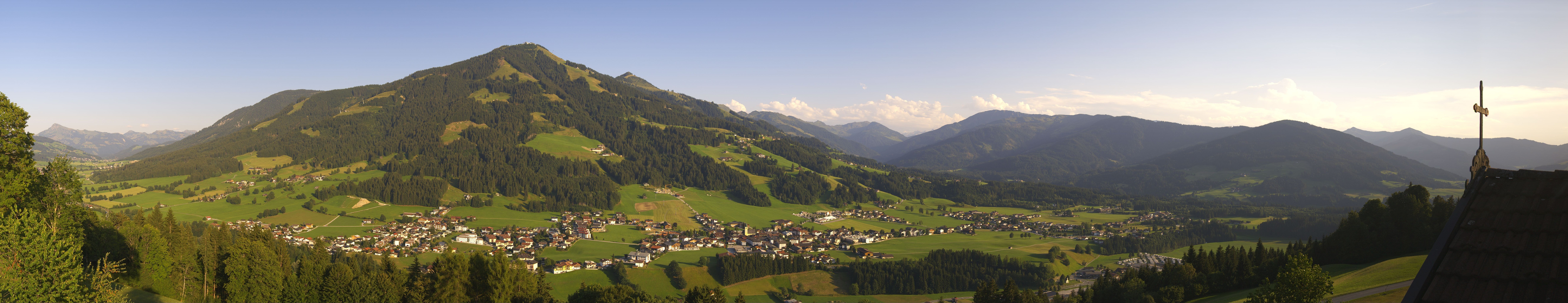 Archiv Foto Webcam Dorfkamera über Westendorf am Wilden Kaiser