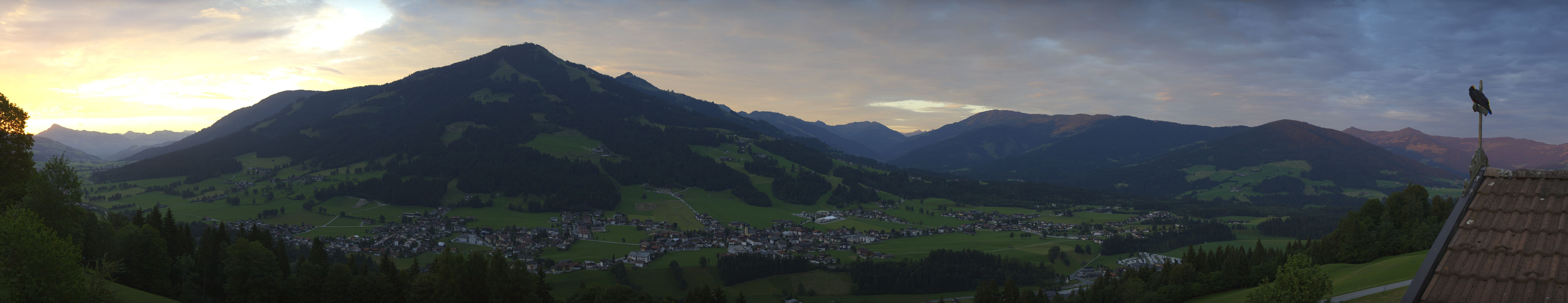Archiv Foto Webcam Dorfkamera über Westendorf am Wilden Kaiser