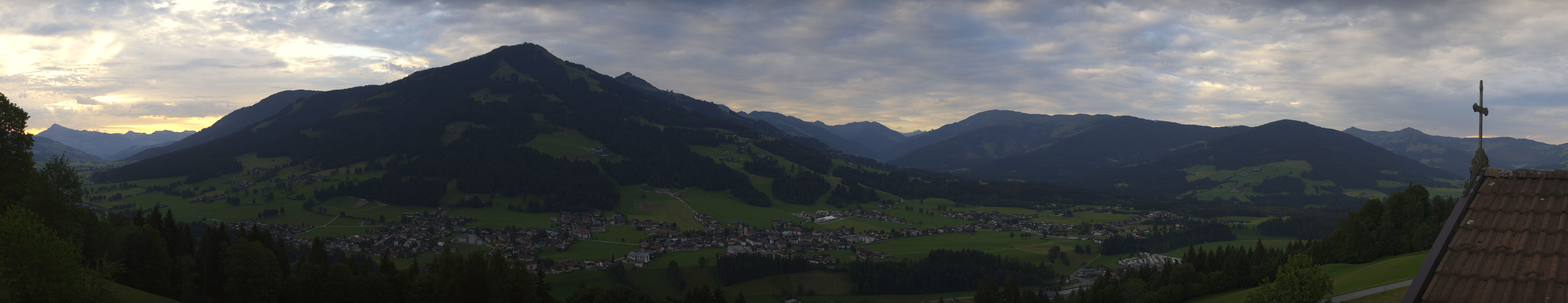 Archiv Foto Webcam Dorfkamera über Westendorf am Wilden Kaiser